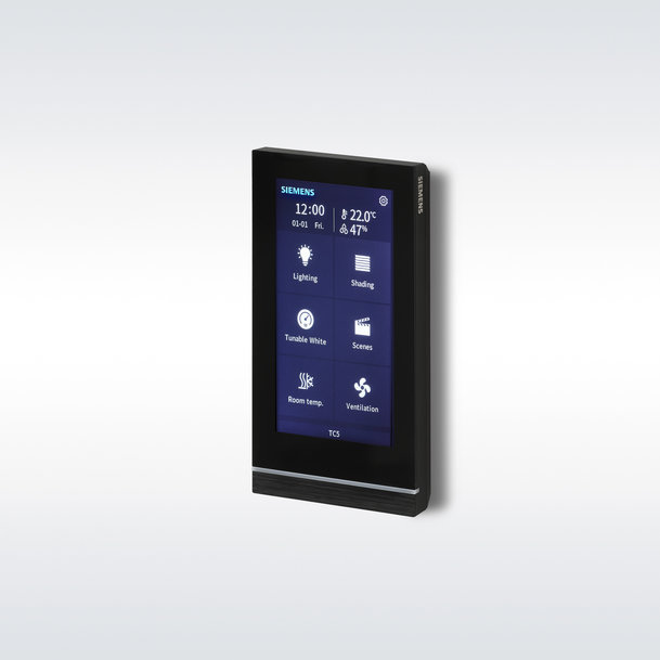 New KNX touchpanel from Siemens makes every room smart